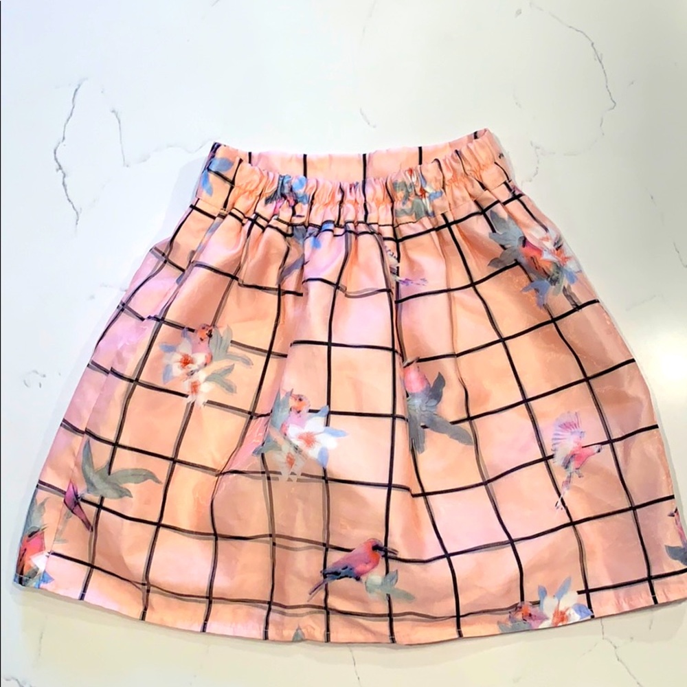 Flower skirt pink